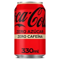Refresco COCA-COLA Zero Zero lata 33 cl