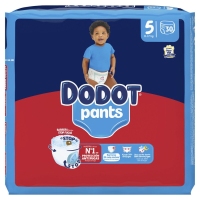 Pañal aprendizaje DODOT Pants talla 5 30 unidades