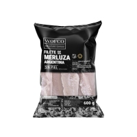 Filetes de merluza argentina sin piel congelados WOFCO 600 g