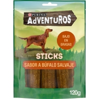 Snack perro PURINA ADVENTUROS búfalo sticks 120 g