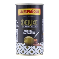 Aceituna rellena de anchoa LA ESPAÑOLA deluxe 150 g pne.