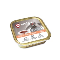 Alimento gato paté con salmón IFA AMIGO terrina 100 g