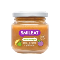 Alimento infantil SMILEAT tres frutas eco tarrito 130 g