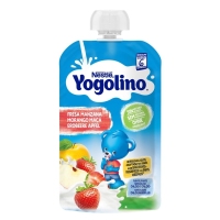 Alimento infantil Nestle YOGOLINO fresa manzana sin gluten pouch 100 g