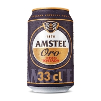 Cerveza AMSTEL Oro lata 33 cl