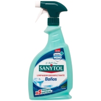 Limpador desinfectante baños SANYTOL pistola 750 ml