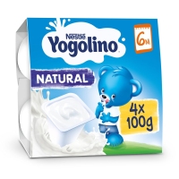 Alimento infantil Nestle YOGOLINO natural pack 4x100 g