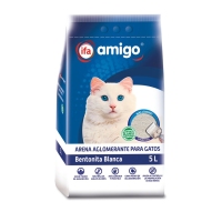 Area gatos aglomerante IFA AMIGO bentonita branca 5 l