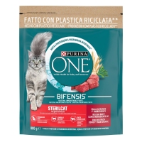 Alimento gato PURINA ONE esterilizado buey 800 g