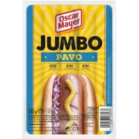 Salchichas OSCAR MAYER jumbo pavo 350 g
