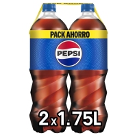 Refresco PEPSI normal pack 2x1,75 l