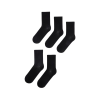 Pack 5 calcetíns negros talle 39-46