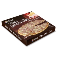 Pizza congelada IFA ELIGES Masa Fina Jamón y Queso 340 g