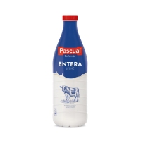 Leche entera PASCUAL botella 1,5 l
