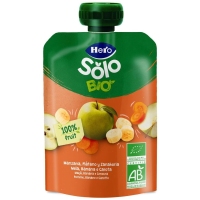Alimento infantil HERO SOLO manzana/plátano/zanahoria eco pouch 100 g